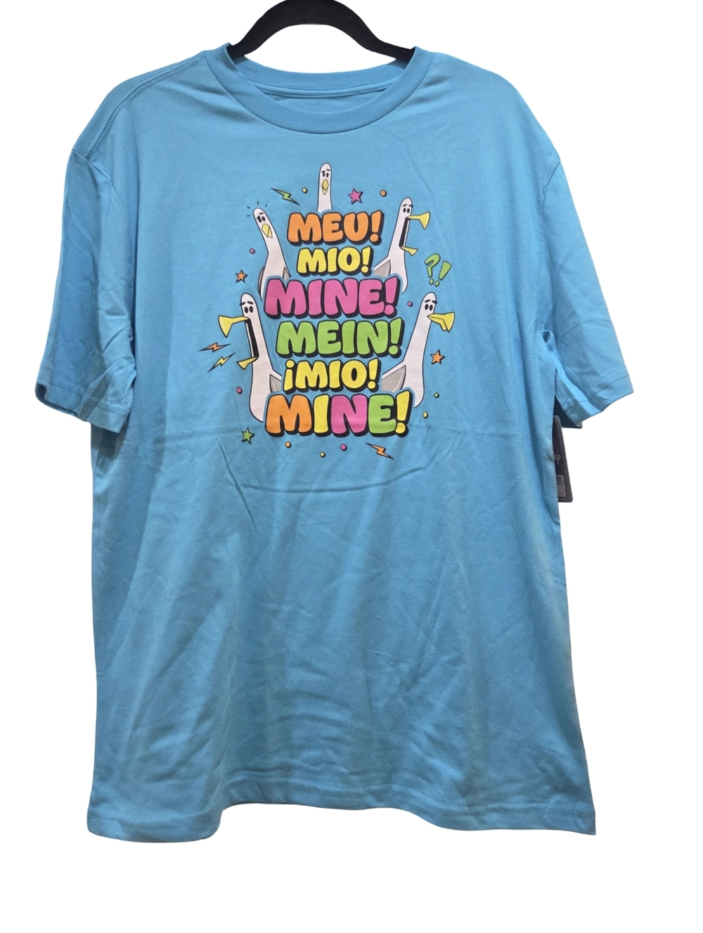 Disney Parks Finding Nemo Seagulls MINE MINE Graphic T-Shirt Adult Medium NEW